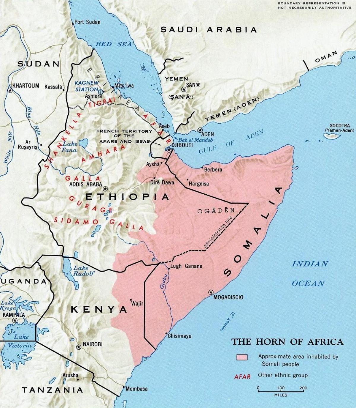 north eastern Kenya mapa