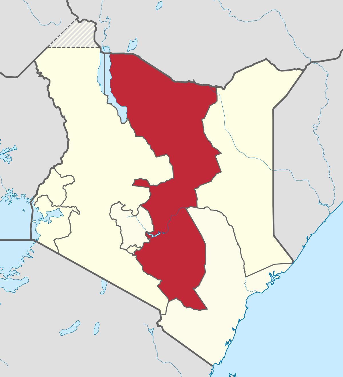 mapa ng silangang lalawigan ng Kenya