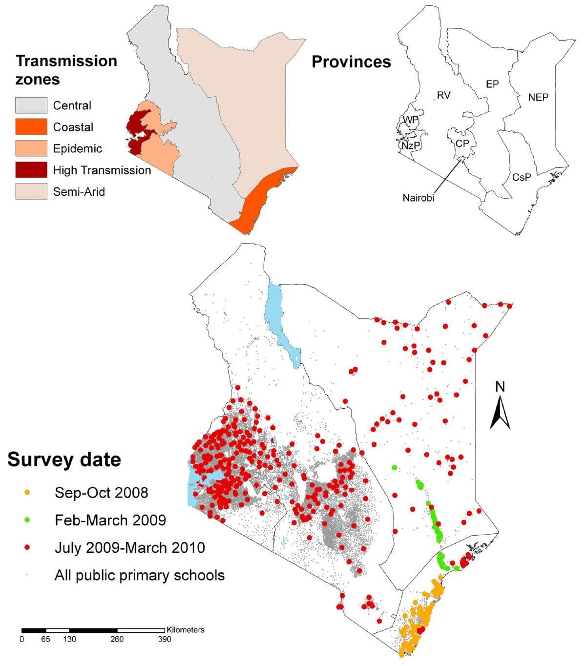 Kenya paaralan ng survey at pagma-map
