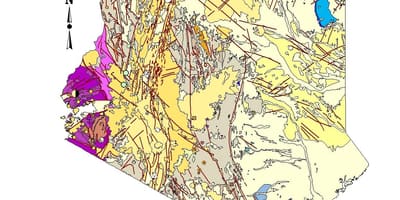 Mapa ng geological map ng Kenya