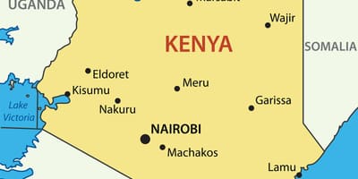 Mapa ng Kenya bansa