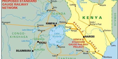 Kenya standard gauge railway mapa
